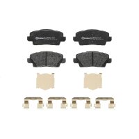 Brake pad set disc brake 17 mm BREMBO suitable for KIA PICANTO
