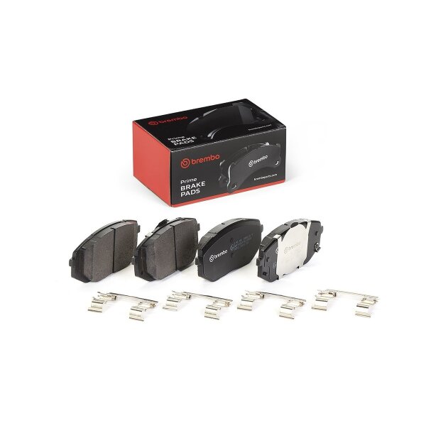 Brake pad set disc brake 18 mm BREMBO suitable for e.g. KIA SPORTAGE