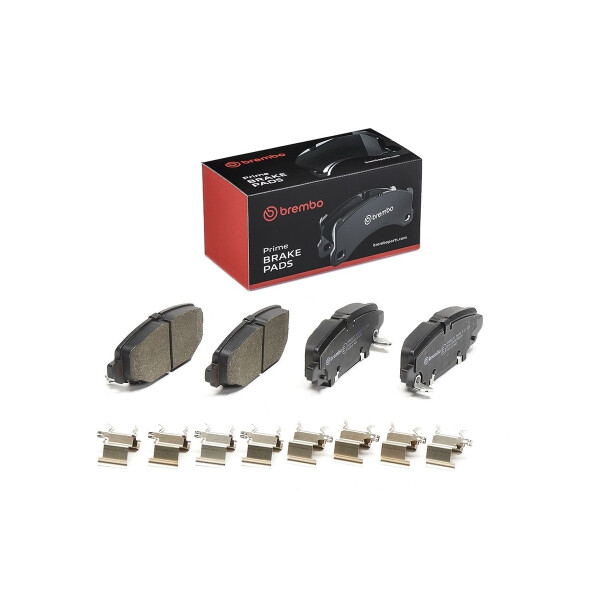 Brake pad set disc brake 19 mm BREMBO for e.g. JEEP WRANGLER