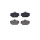 Brake pad set disc brake 17 mm BREMBO for LINCOLN CONTINENTAL and others