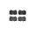 Brake pad set disc brake 18 mm BREMBO suitable for e.g. TOYOTA
