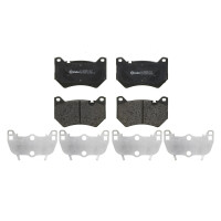 Brake pad set disc brake 17 mm BREMBO suitable for e.g. AUDI Q5