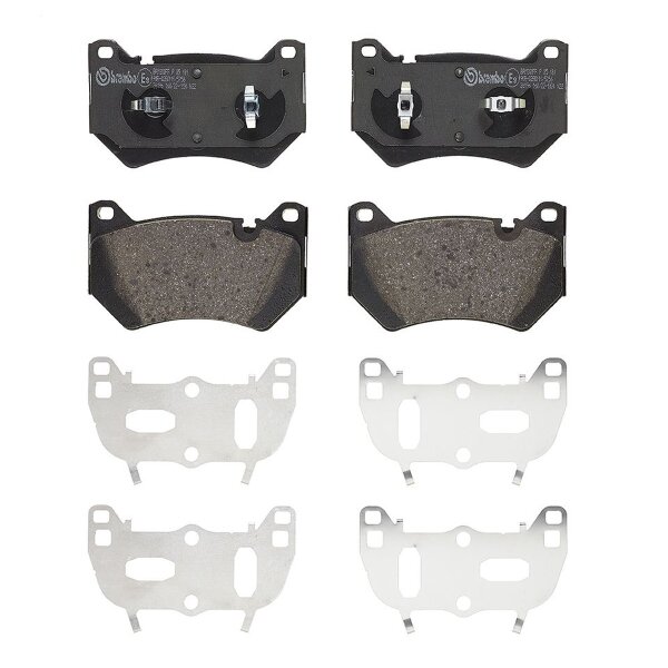Brake pad set disc brake 16 mm BREMBO suitable for e.g. AUDI Q5