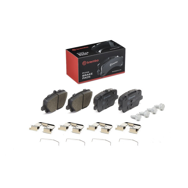 Brake pad set disc brake 17 mm BREMBO suitable for e.g. VOLVO XC40