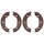 Brake shoe set parking brake Ø 160 mm 25 mm A.B.S. for BMW 3 Series and others