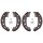Brake shoe set Ø 228 mm 42 mm A.B.S. suitable for e.g. ALFA ROMEO 33