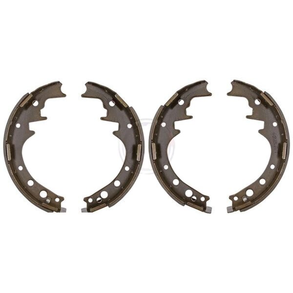 Brake shoe set for drum brake Ø 254 mm 56 mm A.B.S. for e.g. TOYOTA HILUX
