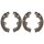Brake shoe set for drum brake Ø 180 mm 33 mm A.B.S. for TOYOTA TERCEL