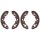 Brake shoe set for drum brake Ø 178 mm 32 mm A.B.S. for e.g. AUSTIN METRO