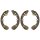 Bremsbackensatz hinten A.B.S. für MAZDA 323 III Hatchback