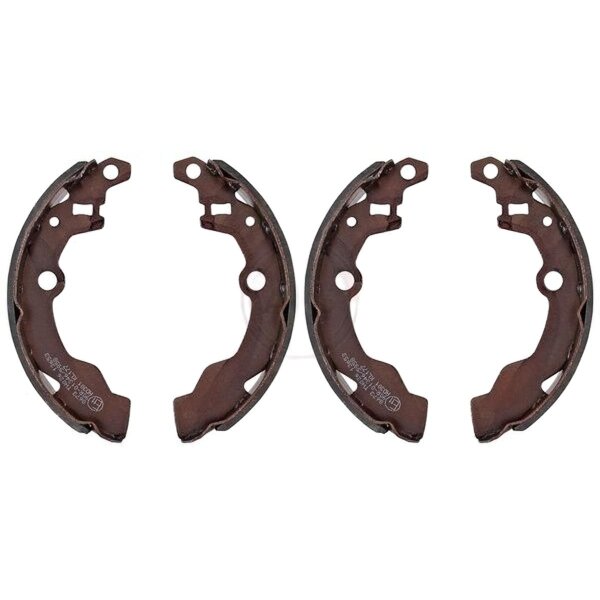 Brake shoe set for drum brake Ø 180 mm 30 mm A.B.S. for SUBARU JUSTY and others