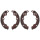 Brake shoe set for drum brake Ø 180 mm 30 mm A.B.S. for SUBARU JUSTY and others