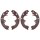 Brake shoe set for drum brake Ø 180 mm 27 mm A.B.S. for TOYOTA STARLET