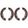 Brake shoe set parking brake Ø 160 mm 25 mm A.B.S. for e.g. MB S-CLASS