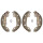 Brake shoe set for drum brake Ø 178 mm 32 mm A.B.S. for FORD FIESTA and others
