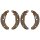 Brake shoe set for drum brake Ø 178 mm 32 mm A.B.S. for FORD FIESTA and others