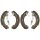 Brake shoe set for drum brake Ø 270 mm 66 mm A.B.S. for e.g. VW LT