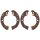 Brake shoe set Ø 180 mm 26 mm A.B.S. for e.g. DAIHATSU CHARADE