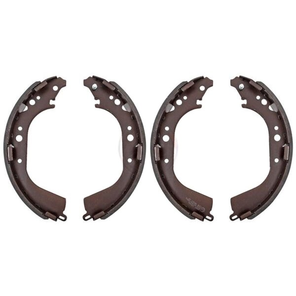 Brake shoe set for drum brake Ø 295 mm 50 mm A.B.S. for e.g. TOYOTA HILUX