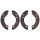 Brake shoe set locking Ø 160 mm 25 mm A.B.S. for VOLVO 240 and others