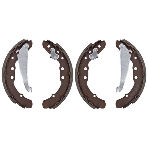 Brake shoe set for drum brake Ø 230 mm 40 mm A.B.S. for e.g. VW PASSAT