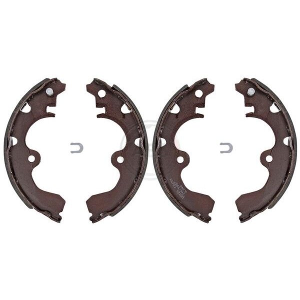 Brake shoe set Ø 180 mm 27 mm A.B.S. for TOYOTA STARLET and others