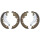 Brake shoe set for drum brake Ø 254 mm 90 mm A.B.S. for IVECO DAILY and others
