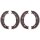 Brake shoe set parking brake Ø 160 mm 40 mm A.B.S. for e.g. MB SPRINTER