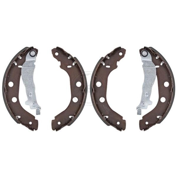 Brake shoe set Ø 228 mm 42 mm A.B.S. for e.g. RENAULT KANGOO