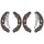 Brake shoe set Ø 228 mm 42 mm A.B.S. for e.g. RENAULT KANGOO