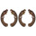 Brake shoe set Ø 228 mm 42 mm A.B.S. for FORD MAVERICK and others