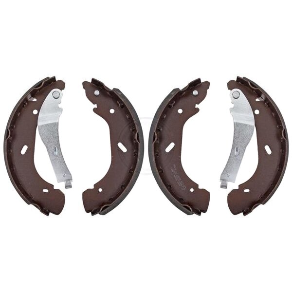 Brake shoe set for drum brake Ø 280 mm 65 mm A.B.S. for FORD TRANSIT and others