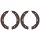 Brake shoe set parking brake Ø 185 mm 30 mm A.B.S. for PEUGEOT 406 and others