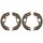 Brake shoe set parking brake Ø 197 mm 40 mm A.B.S. for e.g. MITSUBISHI PAJERO