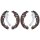 Brake shoe set for drum brake Ø 203 mm 39 mm A.B.S. for e.g. RENAULT CLIO