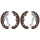 Brake shoe set for drum brake Ø 220 mm 35 mm A.B.S. for SUZUKI SX4 and others