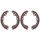 Brake shoe set for drum brake Ø 229 mm 32 mm A.B.S. for KIA CARENS and others