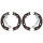 Brake shoe set locking Ø 168 mm 32 mm A.B.S. for HYUNDAI SONATA and others