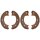 Brake shoe set parking brake Ø 172 mm 42 mm A.B.S. for MB SPRINTER and others