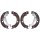 Brake shoe set parking brake Ø 172 mm 22 mm A.B.S. for e.g. TOYOTA COROLLA