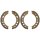Brake shoe set parking brake Ø 180 mm 26 mm A.B.S. for PORSCHE 911 and others