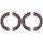Brake shoe set parking brake Ø 200 mm 32 mm A.B.S. for e.g. MITSUBISHI PAJERO