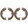 Brake shoe set parking brake Ø 229 mm 45 mm A.B.S. for e.g. TOYOTA LAND