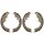Brake shoe set for drum brake Ø 254 mm 50 mm A.B.S. for e.g. TOYOTA HIACE