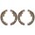 Brake shoe set for drum brake Ø 229 mm 64 mm A.B.S. for JEEP WRANGLER