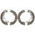 Brake shoe set parking brake Ø 210 mm 40 mm A.B.S. for KIA CARNIVAL
