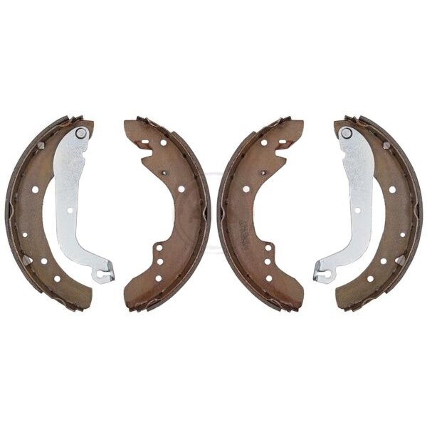 Brake shoe set Ø 254 mm 57 mm A.B.S. for e.g. RENAULT TRAFIC