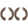 Brake shoe set for drum brake Ø 180 mm 27 mm A.B.S. for KIA PICANTO