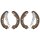 Brake shoe set parking brake Ø 230 mm 51 mm A.B.S. for DAEWOO