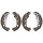 Brake shoe set for drum brake Ø 230 mm 42 mm A.B.S. for e.g. OPEL ASTRA